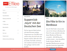 Tablet Screenshot of effilee.de